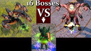 Titan Quest Atlantis| God Poseidon build VS 16 Legendary Bosses