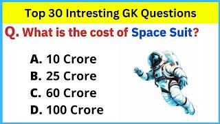 Top 30 Gk Question and Answer | Gk Questions and Answers | Gk Quiz in English | Gk Question | GK GS