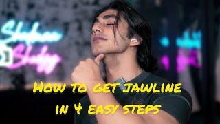 How to get jawline in 4 easy steps Shadman shadyy