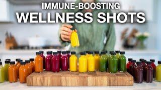 6 ANTI-INFLAMMATORY IMMUNE-BOOSTING WELLNESS SHOTS | prep weeks in advance! (no juicer needed)