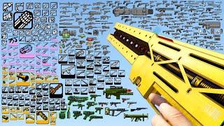 All WEAPONS and SOUNDS in ALL GTA Games in 393 Seconds