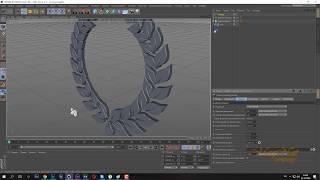 Cinema 4D создаем простенький логотип