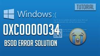 How to Fix 0xc0000034 Error in Windows 10/8/7 - [5 Solutions] 2025