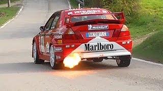 INSANE! anti - lag sound & Flames @ RallyLegend 2017