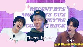 recent bts clips cuz i miss them and i'm ready for this dang comeback already | (ft. psy)