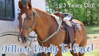 Getting My 23 Year Old Horse Ready To Barrel Race!!