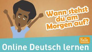 Learn German / What time do you get up? / Lesson 10
