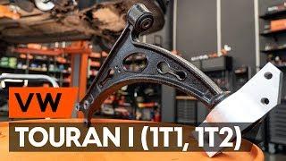 How to change front suspension arm / front control arm on VW TOURAN 1 (1T1, 1T2) [TUTORIAL AUTODOC]