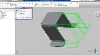 Создание деталей из листовых деталей и разверток в Autodesk Inventor