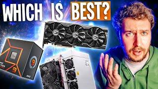 CPU vs GPU vs ASIC mining