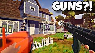 Hello Neighbor WEAPON MOD [FULL SHOWCASE]