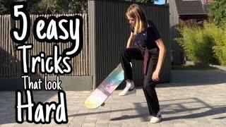 5 EASY SKATE TRICKS THAT LOOK HARD