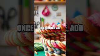 Easy DIY Rope Basket for Stylish Storage