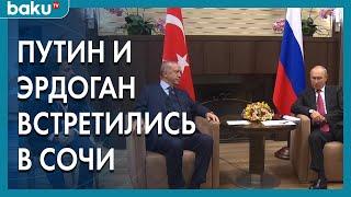 Путин и Эрдоган встретились в Сочи - Baku TV