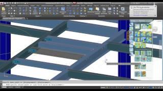 04 - Moving floor beam with Autodesk Advance Steel