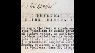 U ime naroda Rad sudova za zaštitu nacionalne časti Hrvata i Srba u Hrvatskoj 1945 godine