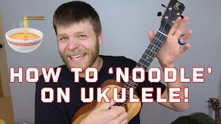 "In and Out" Instant Noodles - Fingerpicking Improvising on Ukulele!