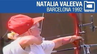 Six-time Olympian Natalia Valeeva shooting at Barcelona 1992 | Archive Footage