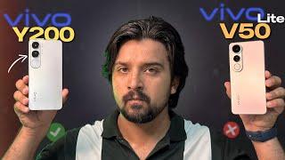 Vivo V50 Lite vs Vivo Y200 - which is Best? Vivo V50 Lite 4G Review.