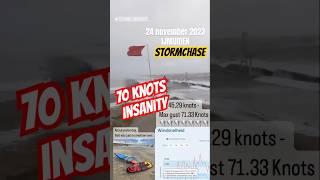 STORMCHASE 70 KNOTS 24/11/2023 IJMUIDEN #windsurfen #windsurfing #stormchaser #waterman #dedication