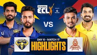 Rajat Dalal’s Winning Six Seals It for Haryanvi Hunters | Match 17 Highlights | ECLT10