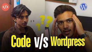 Code vs Wordpress | Fight In Mini Software House