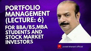 Portfolio Management (Lecture 6 in Urdu/Hindi) | CAPM, Treynor Ratio, M2 Alpha, and Jensen Ratio