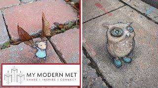 Fun Street Art Illustrations by David Zinn