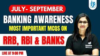 Banking Awareness for Bank Exams | Most Important MCQ on RRB, RBI and Banks | by Sushmita Ma'am