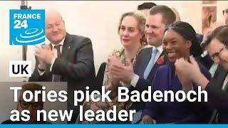 UK Conservatives pick Badenoch as new leader • FRANCE 24 English