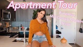 Small LA Apartment Tour - Boho & Mid Century Modern Decor // NoaRozay