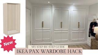 IKEA PAX HACK - NEW - My Fitted Wardrobe DIY Guide - Watch Before U Book A Carpenter Closet Hacks ⭐️