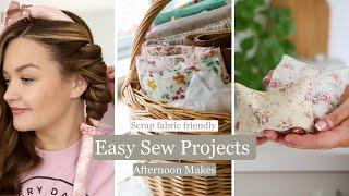 Easy sewing projects compilation! ( Scrap fabric friendly & perfect for beginners )  