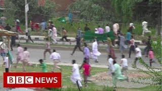 Tear gas at Kashmir rally India denies happened - BBC News