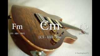 Cm Blues Rock Guitar Backing Track