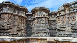 Halebidu Hoysaleswara Temple : Karnataka's Architectural Jewel Walkthrough in 4K