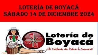  LOTERÍA DE BOYACÁ HOY  JC NUMEROLOGIA RESULTADOS LOTERIAS Y CHANCES  Sábado 14 diciembre 2024 