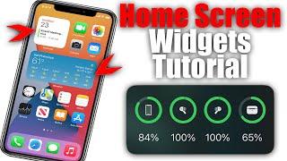 How To Use Home Screen Widgets On iPhone or iPad with iOS 14