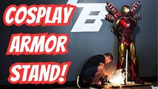 EASY & CHEAP Cosplay Armor Display Stands! THEY ROLL!