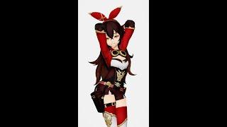 Hai Phut Hon Dance /MMD x Genshin impact/ Amber