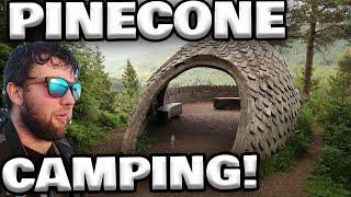 SLEEPING IN A GIANT PINECONE! - Highlands Road Trip #1 'The pinecone'