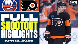 New York Islanders at Philadelphia Flyers | FULL Shootout Highlights - April 12, 2025