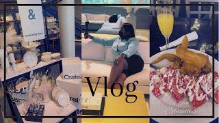 VLOG: A DAY IN CHARLOTTE | 7TH DISTRICT RESTAURANT | CRATE & BARREL & MUCH MORE