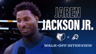 Jaren Jackson Jr. Walk Off Interview | Grizzlies at Suns