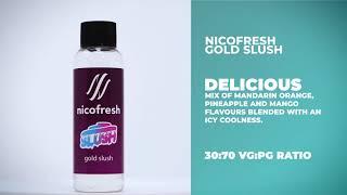 Kix Vaping - Nicofresh Gold Slush 50ml - Vaping Liquid Flavours