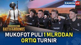 Mukofot puli 1 mlrddan ortiq turnir