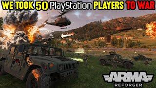 ARMA REFORGER | 50 PLAYSTATION PLAYERS EXPERIENCE AN ARMA OPERATION!