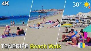 TENERIFE Beautiful Beach Walk HEATWAVE (canary islands) #walkingtour#tenerife #heatwave