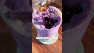 Ube Matcha Milk Tea