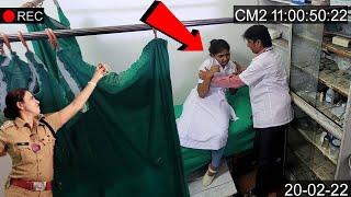 See How This Nurse Escapes From The Doctor in Hospital / Clinic  | Hospital CCTV